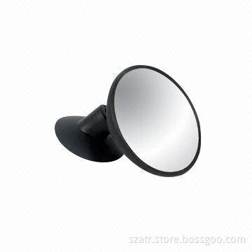 Mini Convex Car Mirror, Comes in Black and Silver